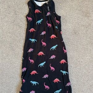 Kyte BABY Dinosaur sleepsack - Black with Pink and Blue Dinosaurs